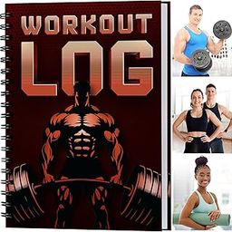 Workout Planner for Daily Fitness Tracking & Goals Setting - A5 Size, 6" x 8", Power Red - Improved Thicker Cover - Men & Women Personal Home & Gym Training Diary - Log Book - by Workout Log Gym-picture-17