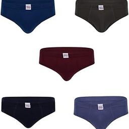 Men's Super Cotton Rib Solid Boxer Brief with Ultrasoft Waistband-32