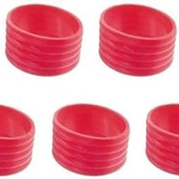 MERISHOPP® 2x5 Packs Tennis Racquet Grip Ring Sweat Absorbing Badminton Grip Band Red|Sporting Goods | Tennis & Racquet Sports | Tennis | Grips-image-82