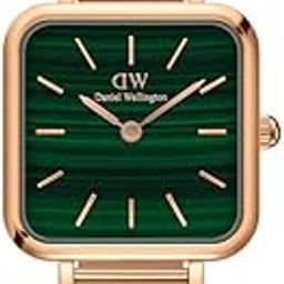 Stainless Steel Quadro Studio Analog Green Dial Women's Watch-Dw00100520, Band Color-Rose Gold-picture-53