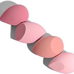 Earth Rhythm Beauty Blender Makeup Sponge - Pack of 4 | Olive Cut Sponge | Latex Free | Flawless Application | Wash & Reuse-0
