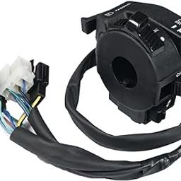 Deutsche 12V Combination Switch for Hero Splendor NXG/Passion Pro, Black, Push Button, Manual, Black-image-67
