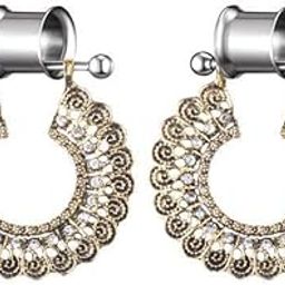 5x1Pair Stainless Steel Ear Gauge Tunnels Kit Ear Expander 0G/00G 6-12mm 10mm-image-48