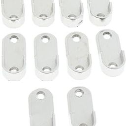 CALANDIS 10Pcs Wardrobe Closet Rod Flange Holder Shelf Pipe Bracket Thicken | Home & Garden | Home Improvement | Building & Hardware | Nails Screws & Fasteners | Braces & Brackets-image-43