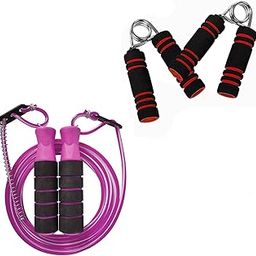 High Professional Skipping Rope & Hand Grip For Men & Women for Gym Workout Hand Exercise Equipment to Use in Home for Exercise Finger Exercise-image-60