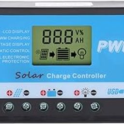 Bewinner 12V 24V PWM Solar Charge Controller with LCD Display and USB Port (10A)-image-65