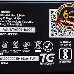 GTEC Original for H12348 JIO WiFi 4g, m2s fi2, jiofi2 m2, 2300mAh 8.74wh 3.8v Battery-image-10