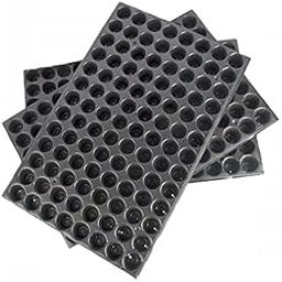 SIDDHI Plastic Seedling Nursery Tray with 104 Cavities Gardening Germination Plastic Tray Nursery Pots Mini Propagator Plant Grow Kit Plug Tray for Seedling Germination (Pack of 10),Multicolour-picture-2