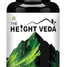 Healthy Nutrition - Just for the Health of it Height Veda Supreme Formula | Double Strength Height Gainer Capsules | Supports Bone Strength, Body Growth & Metabolism for Men and Women (30 Capsules)-60
