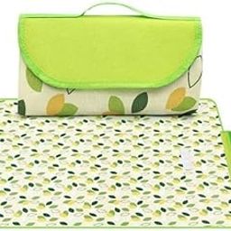 ZENOVISTA Picnic Mat Blanket | Beach Mat | Outdoor Foldable Water-Resistant Portable Mat | Used for Yoga | Camping Hiking Travelling | Picnic Accessories (Flower)-image-4