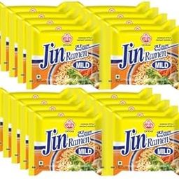 Ottogi Jin Ramen Korean Style Instant Noodles Mild Flavor 120g, Pack of 20 (2.4kg) | Vegetarian Noodle | The Product of Korea-image-71