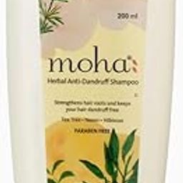 moha: Anti-Dandruff Shampoo With Perfect Blend Of Hibiscus & Tea Tree Oil For Men & Women all types of hairs - 200ml (Pack of 1)-image-37
