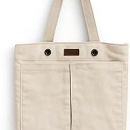 Canvas Tote Bag for Women Office Use | Women Tote Bag With Zipper and Pocket | Stylish Designer Cotton Tote Bags for College Girls Travel, Daily Use | Washable Handbag Shoulder Bags-8