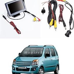 ModifyStyle Combo TFT LCD 4.3inch Display + Reverse Parking Camera Suitable for Maruti Wagon R (2006 to 2009) Type 3-image-78