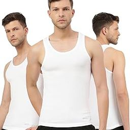 Vest for Men | Bamboo Sleeveless Super Soft Round Neck Gym Comfort Vests | Workout Regular Fit Innerwear | Breathable Sando with Long Hemline | Set of Three Pieces-image-73