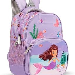 Preschool School Bag for Baby Kids, Small Cute Bags for Girls/Boys 2-5 year old, Casual Backpack, Picnic, Travel, 13", 15 L, Birthday, Unicorn, Customized Gifts, Water Resistant-Unicorn-image-75