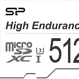 Silicon Power 512GB High Endurance UHS-I microSDXC Memory Card with SD Adapter-25