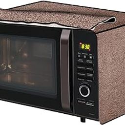 The Furnishing Tree microwave oven cover Suitable for Samsung 23 Liters Grill MG23A3515AK/TL, Dustproof, Stain-Resistant, Cover Size WxDxH in CM- (49x40x29), Sand Pattern Brown-image-73