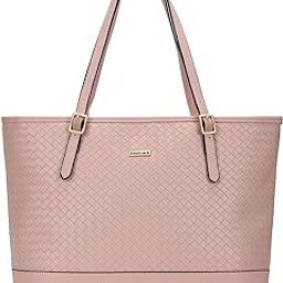Weaving Pattern Tote Bag For Women | Faux Leather Tote With Zip Closure and Comfy Shoulder Straps | Spacious Handbag With Inner Pockets | Trendy Women's Handbags-image-10