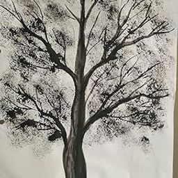 Charcoal Tree Painting by Suyog Chaudhari-16