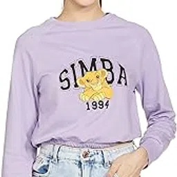 max Women Cotton Graphic Printed Crew Neck Sweatshirt-picture-17
