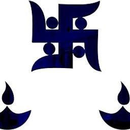 Wall1ders Swastik and 2 Diya, Mirror Stickers for Wall, Acrylic Stickers, Wall Mirror Stickers, Wall Stickers for Bedroom, Hall, Home Offices (Blue)-image-45