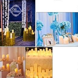MORZ Electronic Oblique Edge LED Flameless Swing Flickering Candle Light 5x16cm-picture-4