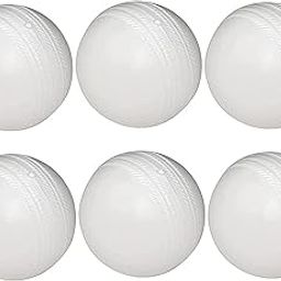 PRO Heavy Plastic Cricket Training, Practice, Match & Drill Ball, 80 gram White Balls for Cricket for Indoor and Outdoor-image-74