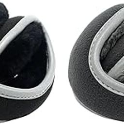 2Pieces Winter Ear Muffs Fleece Warm Ear Warmers for Skating Black and Gray|Clothing, Shoes & Accessories | Mens Accessories | Hats-image-69