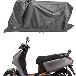 ROMEIZ - Two Wheeler - Bike Cover for VIDA VX2 Electric Scooter Bike Cover with Water-Resistant and Dust Proof Premium 190T Fabric_Entire Grey-31