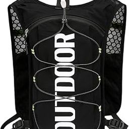 CALANDIS™ Hydration Vest Adjustable Hydration Backpack Pack for Biking Jogging Black | Hydration Packs | Hiking Backpacks | & Hiking | Outdoor Sports-image-98