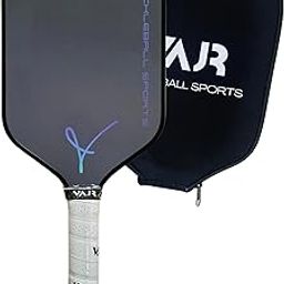 VAJR Premium Pickleball Paddle | TRON Collection |16mm Thickness | Carbon-Fiber Spin tech | Beginner Level Paddle | Blue-picture-10