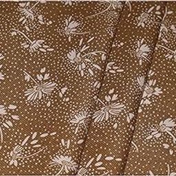 Men's Cotton Digital Printed Unstitched Shirt or Kurta Fabric (Cream & Brown)-image-45