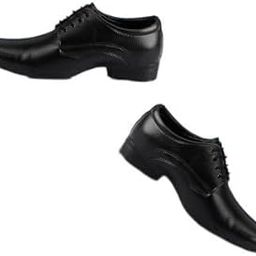 Shoes for Men | Shoes for Men with PU Sole | Comfortable & Lightweight |Durable & Trendy Design | Color : Black | Size : 10, VTR_1001Blk_10-image-16