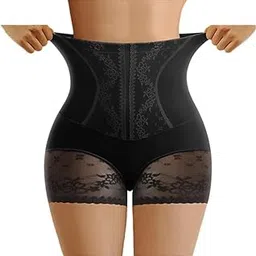 chacko Women's High Waisted Briefs Seamless Lace Panties-picture-0
