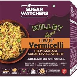 Sugar Watchers Low GI Vermicelli, Sevai, Sewaiyan | No Maida | Diabetic Friendly | For Weight Loss | 100% Natural - No palm oil or preservatives | Sustainable and Vegan | Good For Heart Health | Good for kids and entire family | 180 gm (Pack of 1)-image-17