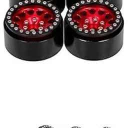 MERISHOPP 8X 1.9" Beadlock Wheels Rims for Axial SCX10 II 90046 TRX4 D90 HPI-image-56