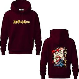 Drizzle CLICKS Anime Hoodies for Men | Jujutsu Kaisen Sukuna | Size (M,L,XL,2XL)-image-25