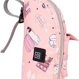 CALANDIS™ Milk Bottle Warming Bag Compact Baby Milk Keeper for Shopping Nursing Car Pink | Bottle & Food Warmers | Feeding-image-43