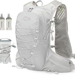 Running Hydration Vest for Men Women Water Backpack for Running 3L Running Hydration Pack for Trail Running Marathon Race Hiking (Grey)-image-18