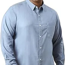 neon chillie Men's Solid Linen Cotton Sky Blue | Plus Size | Plain Linen | Full Sleeve | Regular Fit| Men Stylish Shirt | Everyday Semi Casual/Smart Formal Wear-picture-34