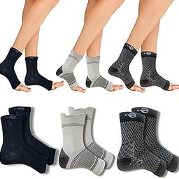 Ecosync Open Toe Bamboo Cotton Neuropathy Compression Socks – Pain Relief, Moisture-Wicking, Breathable, Soft & Comfortable, Eco-Friendly – Combo Pack of 3 (Black + Classic Trio + Dot Black), Unisex-picture-28