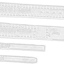 Bnf® 2x4pcs Leather Craft Clear Acrylic Watch Strap Band Stencil Template A 18-16mm|Crafts | Leathercrafts | Leathercraft Tools | Other Leather Tools-image-11