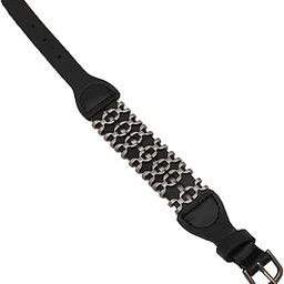 Bracelet for men Black accessories, PU Leather, Bands for hand for mens and boys, Men's bracelets for hands, for Boys and men, Handbands, Wrist Band for Men (7889)-image-69