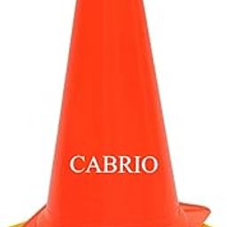 CABRIO 6 inch Plastic Cone Marker Set for Field Marking Equipment Football Training Saucer Cone Cricket Training Agility Cones (18)-26
