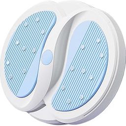 SAZ DEKOR Waist Twist Mute Equipment Fitness Plate for Younger Elderly Workout Waist Blue 160Kg Load-image-60