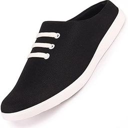 Men's Back Open Slip On Shoes for Casual Outfit|Evening|Outdoor|Daily|Fashion|Trending|Lightweight and Comfort with TPR Sole Flexiblity-image-40