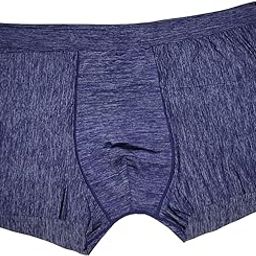 Ramita Men Ice-Silk Cotton Boxer Brief Soft Breathable Plain Lasur Cut Brifes Underwear Multicolor (Pack of 1)-image-51