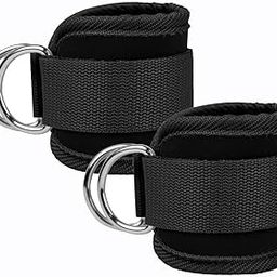 GymWar Ankle Straps (Pair) For Cable Machine Kickbacks, Glute Workouts, Lower Body Exercises - Adjustable Leg Straps with Neoprene Padding (Pair)-image-33