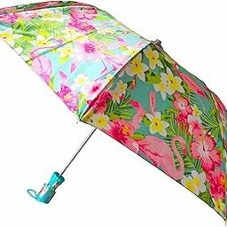 VB 2-Fold Automatic Umbrella, Compact Folding Travel Umbrella with Adorable Print, Automatic Open/Close, UV safe, Lightweight & Windproof Umbrellas for Women, Girls-25